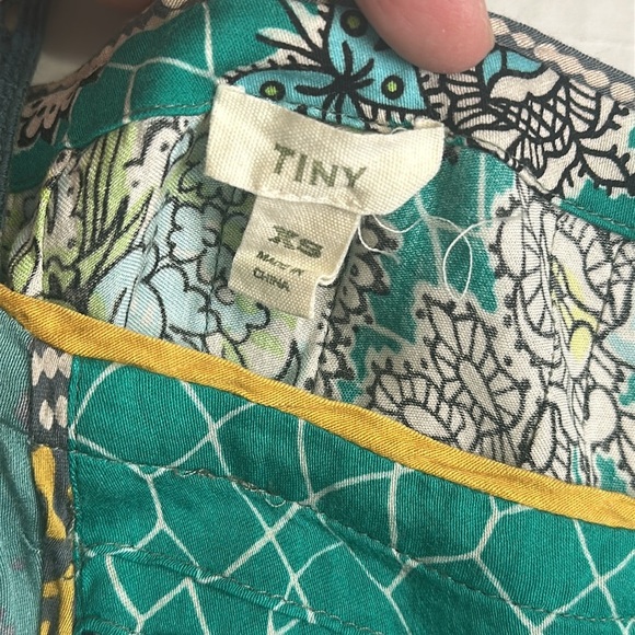 Anthropologie Tiny Boho Scarf Patchwork Womens Sleeveless Dress Size XSmall - Picture 7 of 13